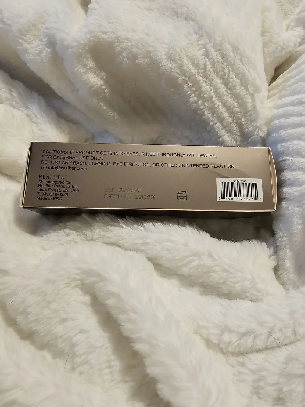 NIB REALHER Hold On To Your Dream Probiotic Setting Spray Full Size 3.38oz